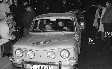 Daniel Ferrater – Pedro Genové (Renault 8 TS). Rallye 600 1970 (Foto: Jordi Viñals)